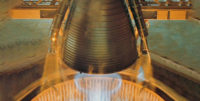 Ariane rocket engine test stand