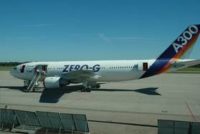 Airplane for Zero G parabolic flights