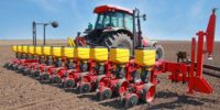 Agricultural machine with seeding attachment EN