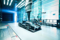 Sports car in a Toyota Motorsport wind tunnel