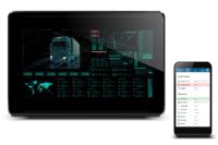 Tablet with data visualization
