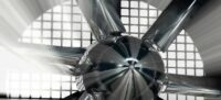 close up of a fan in a wind tunnel