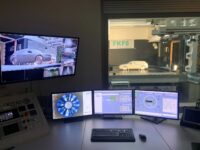 Control room of the FKFS wind tunnel