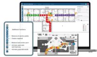 Software interface with additional wireless measurement analysis tools – including automatic map tracking, grayscale mode, anchor point deletion, and snapshot creation for efficient data evaluation and documentation.
