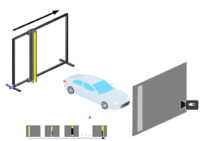Zeichnung CPPMS-Systems zur Stirnflächenvermessung mit Lichtprojektion und Kamera von S.E.A.